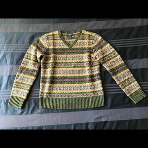 Polo RL Boy's Large (16/18) Fair Isle Sweater
